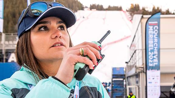 Support für die Ski-WM inn Frankreich